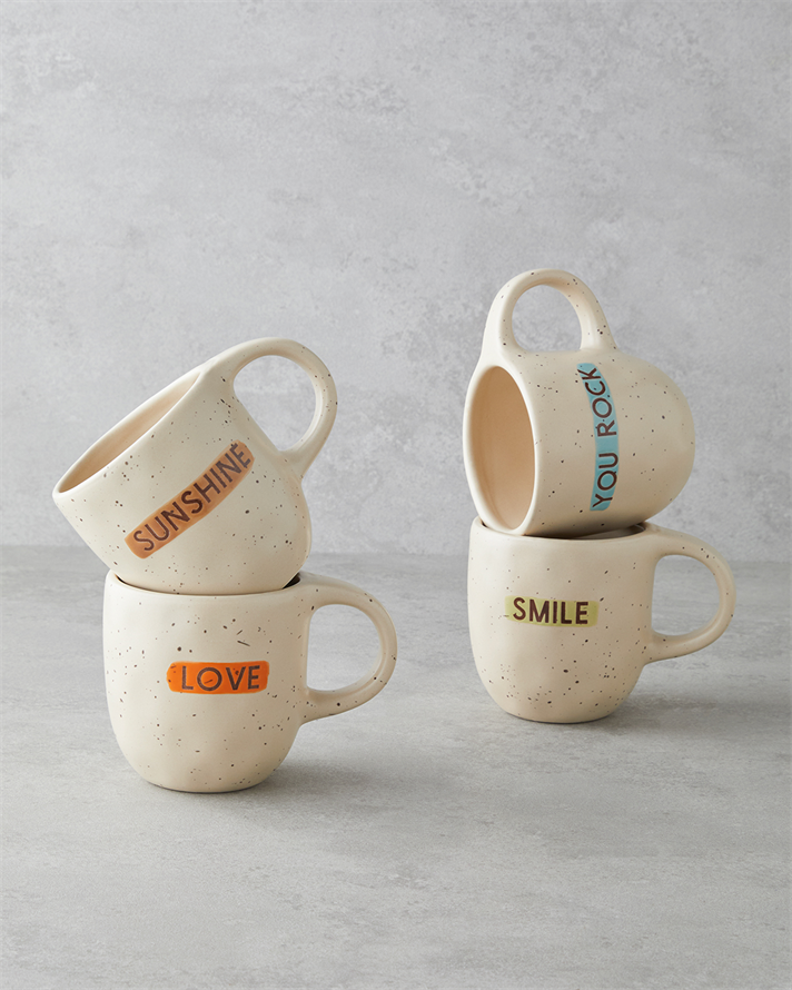Sunshine Stoneware Kupa 395 ml Açık Kahverengi