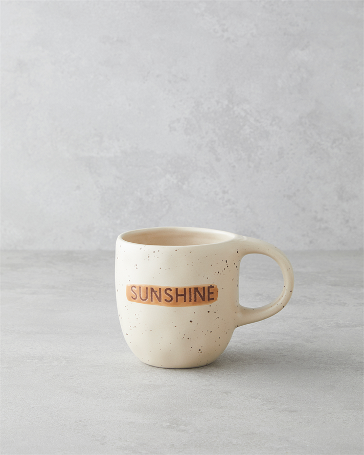 Sunshine Stoneware Kupa 395 ml Açık Kahverengi