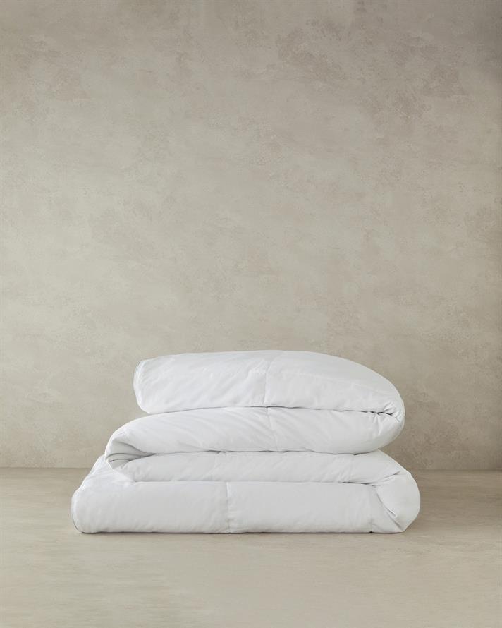 Super Soft Kaz Tüyü Çift Kişilik Yorgan 195x215 cm Beyaz