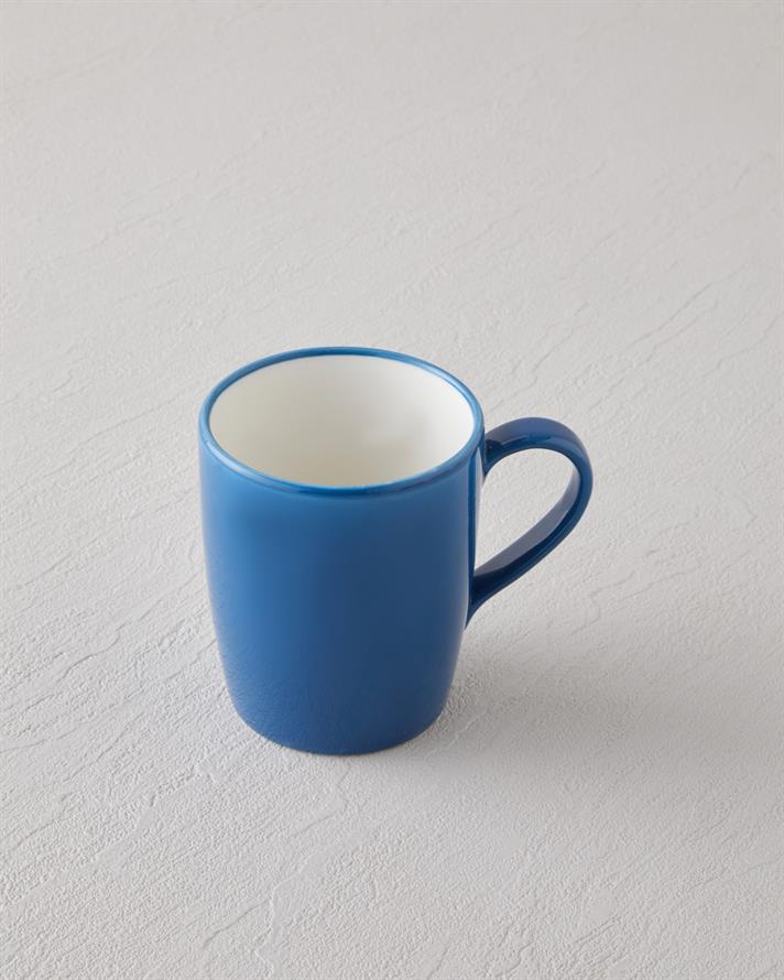 Sway Bone Porselen 2li Kupa 290 ml Mavi