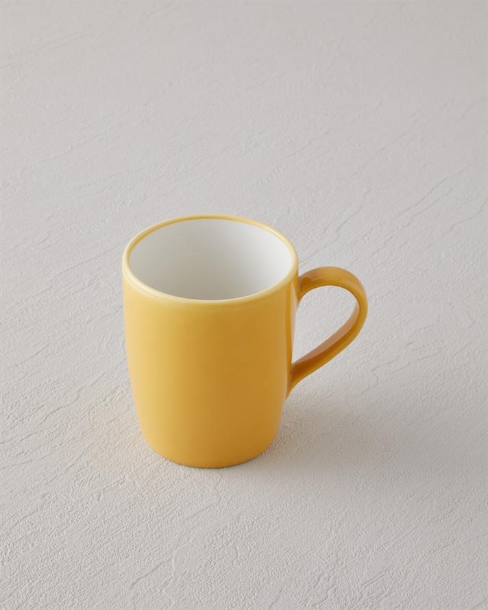 Sway Bone Porselen 2li Kupa 290 ml Sarı