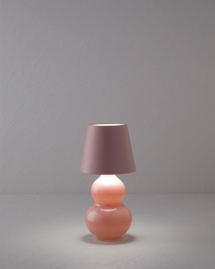 Sweet Abajur 23 cm Pembe