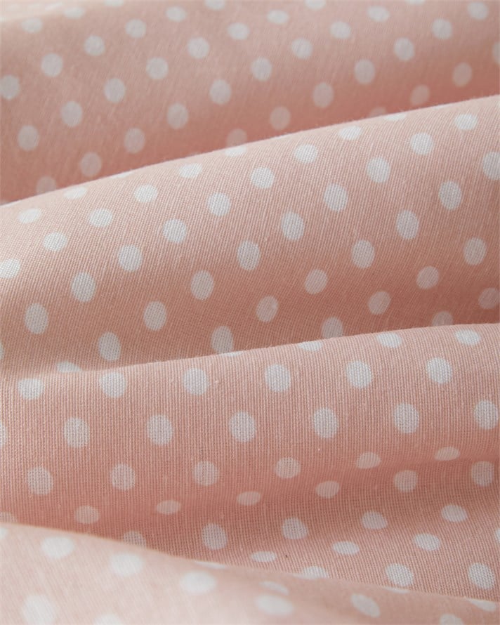 Sweet Dots Kolay Ütülenir Tek Kişilik Çarşaflı Nevresim Takımı 160x220 cm Açık Mavi