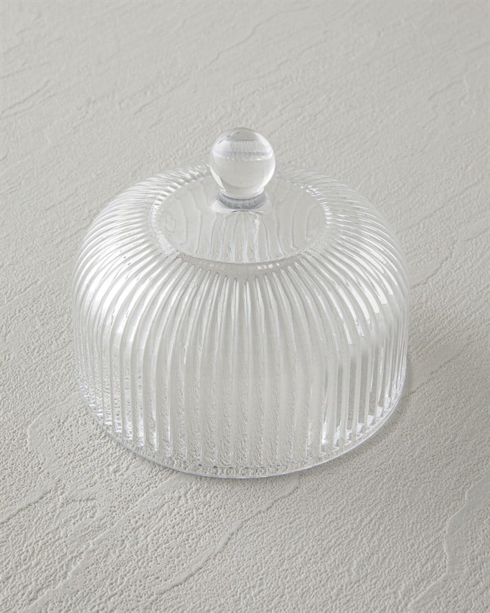 Sweet Lines Cam Şekerlik 11,5x7,5x11,5 cm Şeffaf