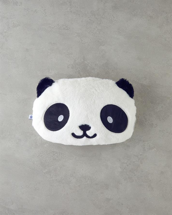Sweet Panda Bebe Dekoratif Kırlent 40x26 cm Beyaz