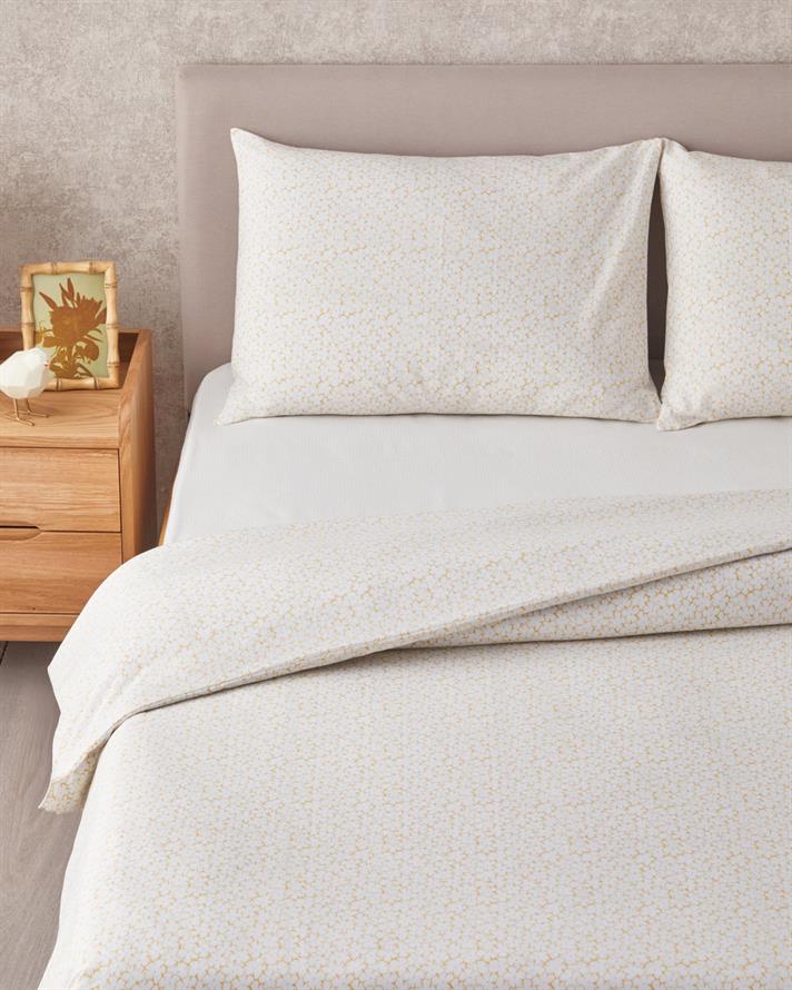 Sweet Violet Kolay Ütülenir Tek Kişilik Nevresim Takımı 160x220 cm Yağ Yeşili