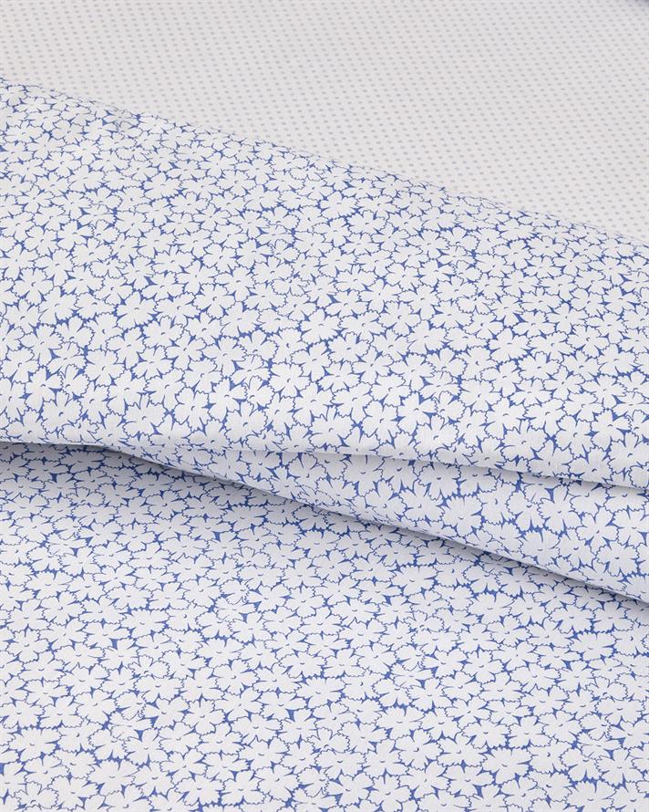 Sweet Violet Kolay Ütülenir Tek Kişilik Nevresim Takımı 160x220 cm Koyu Mavi