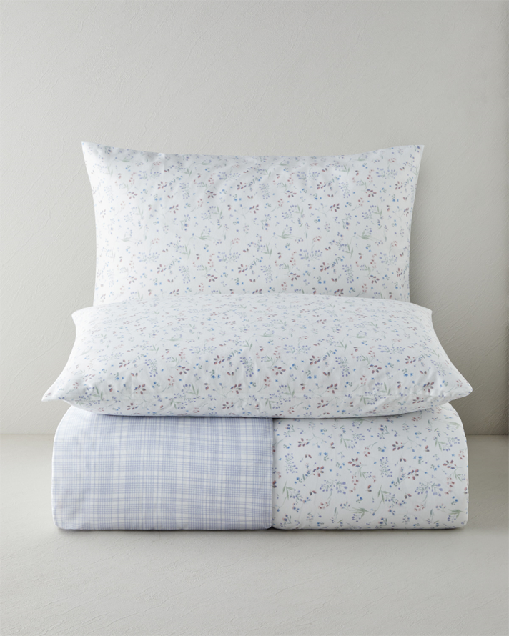 Sweety Meadow Kolay Ütülenir Çift Kişilik Nevresim Seti 200x220 cm Lila