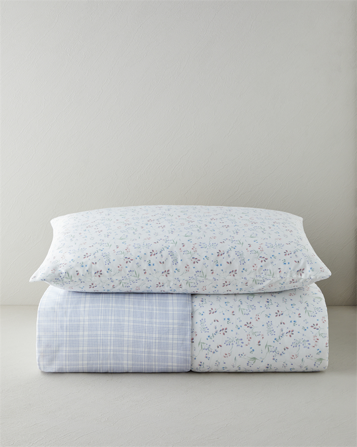 Sweety Meadow Kolay Ütülenir Tek Kişilik Nevresim Seti 160x220 cm Lila