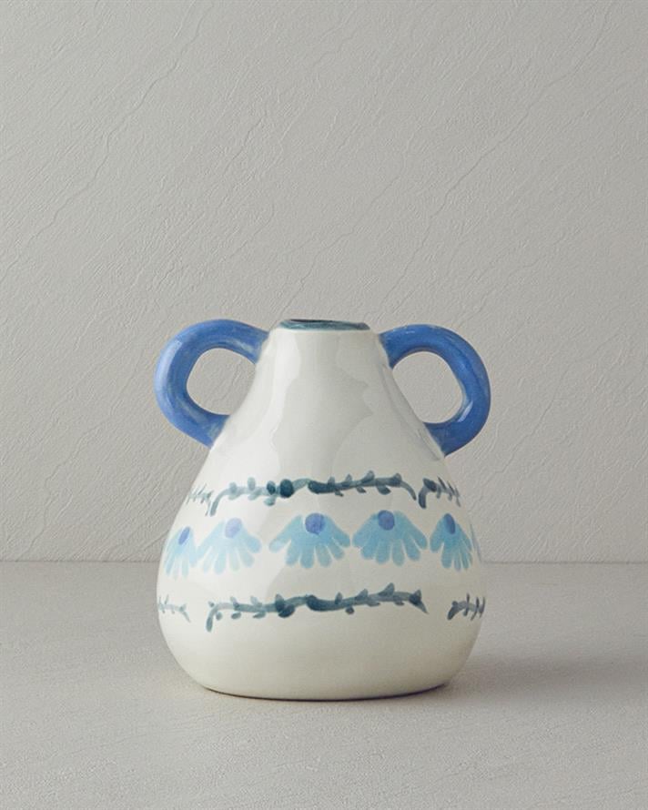 Sylvia Stoneware Vazo Multicolor