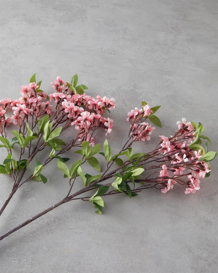 Sylvie Tek Dal Yapay Çiçek 90 cm Pembe