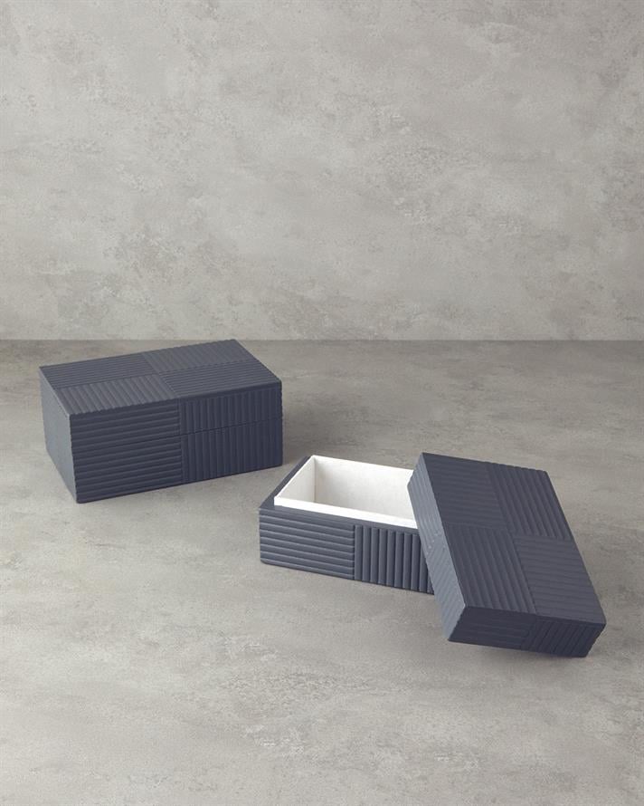Talia Mdf Dekoratif Kutu 23x15x10 cm Antrasit