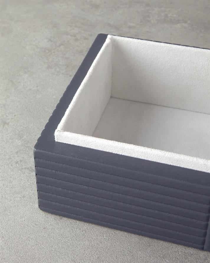 Talia Mdf Dekoratif Kutu 23x15x10 cm Antrasit