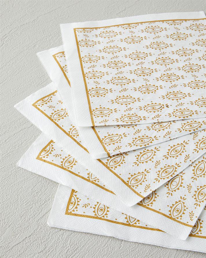 Talisman Eyes 20li Kağıt Peçete 33x33 cm Gold