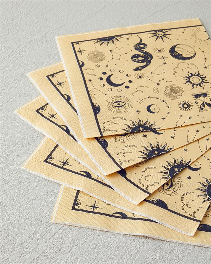 Talisman 20li Kağıt Peçete 33x33 cm Siyah