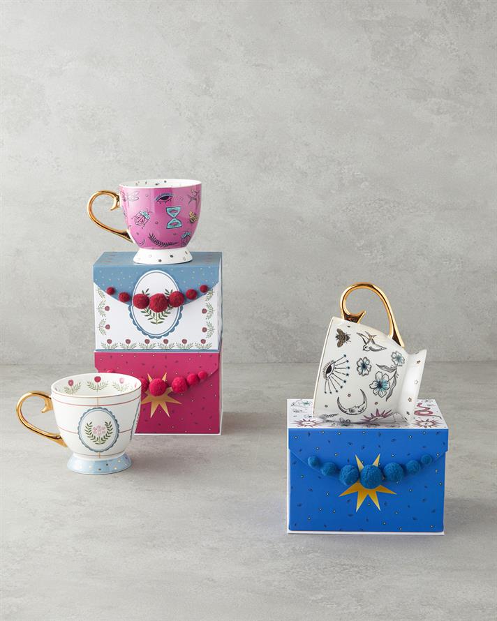 Talisman Magic New Bone China Kupa 460 ml Pembe