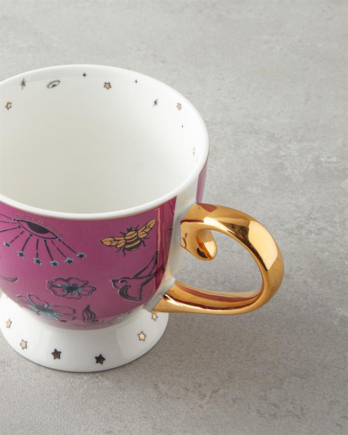 Talisman Magic New Bone China Kupa 460 ml Pembe