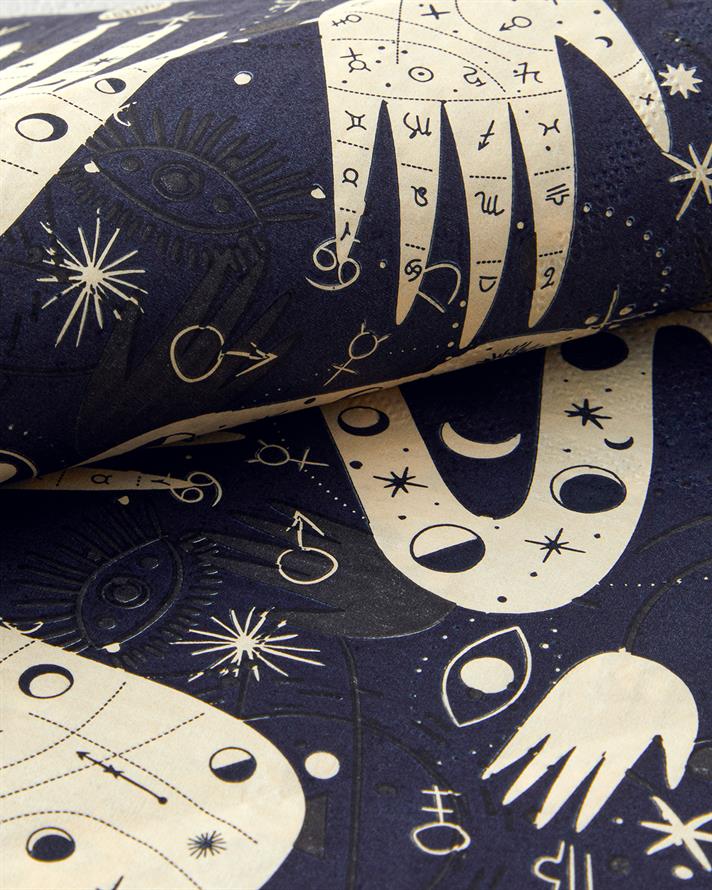 Talisman Mystic 20li Kağıt Peçete 33x33 cm Siyah