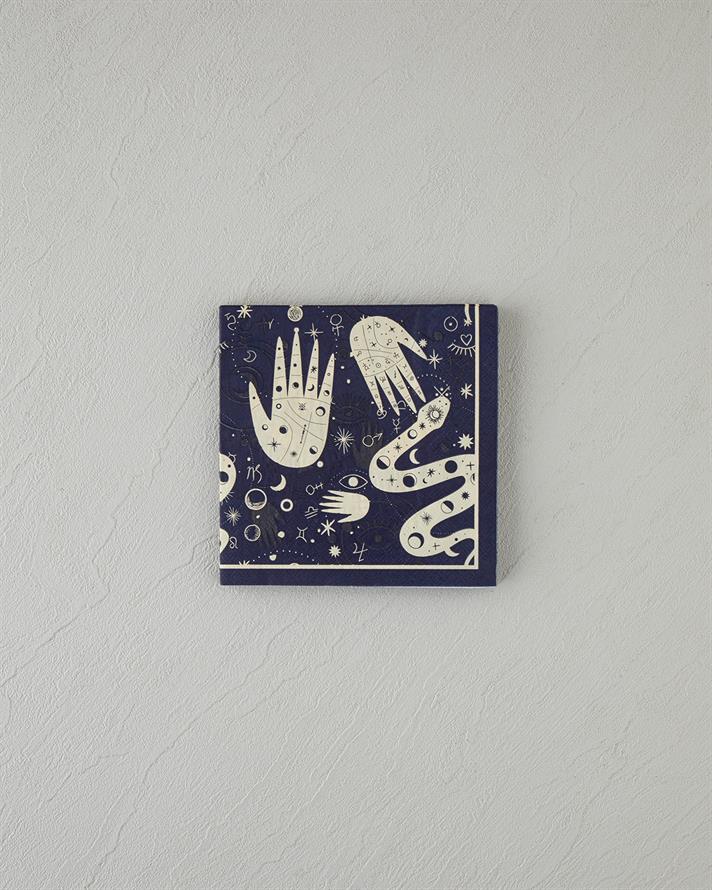 Talisman Mystic 20li Kağıt Peçete 33x33 cm Siyah