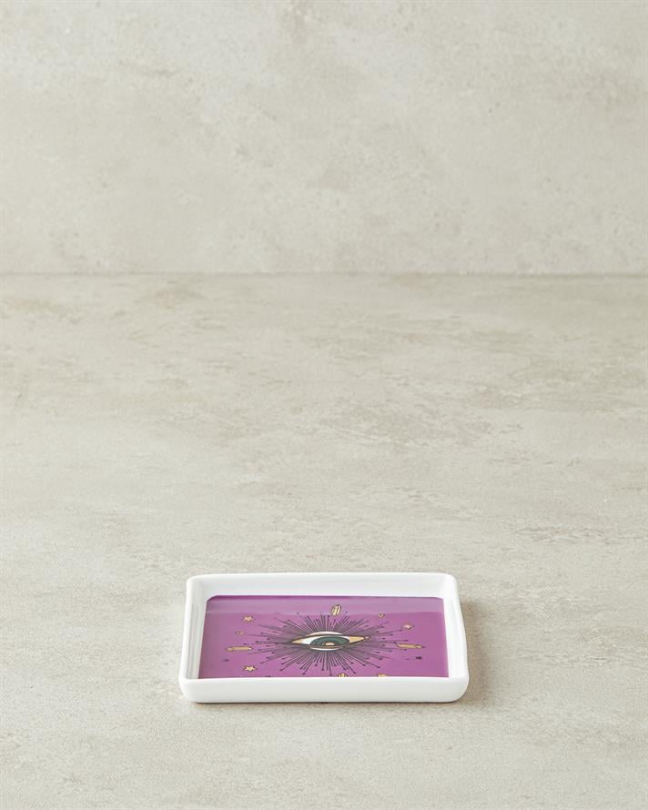 Talisman Optic New Bone China Çerezlik 11,5 cm Mor