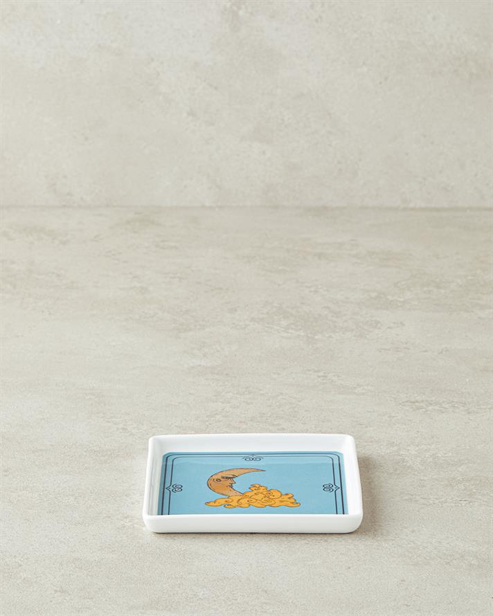 Talisman Sky New Bone China Çerezlik 11,5 cm Lacivert