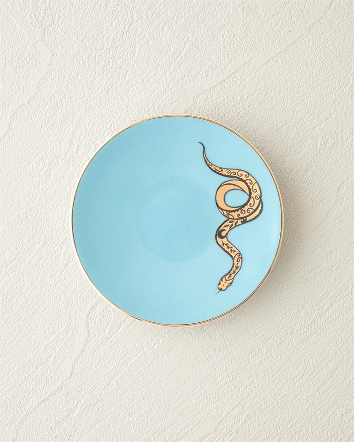 Talisman Snake Bone China Çerezlik 10 cm Açık Mavi