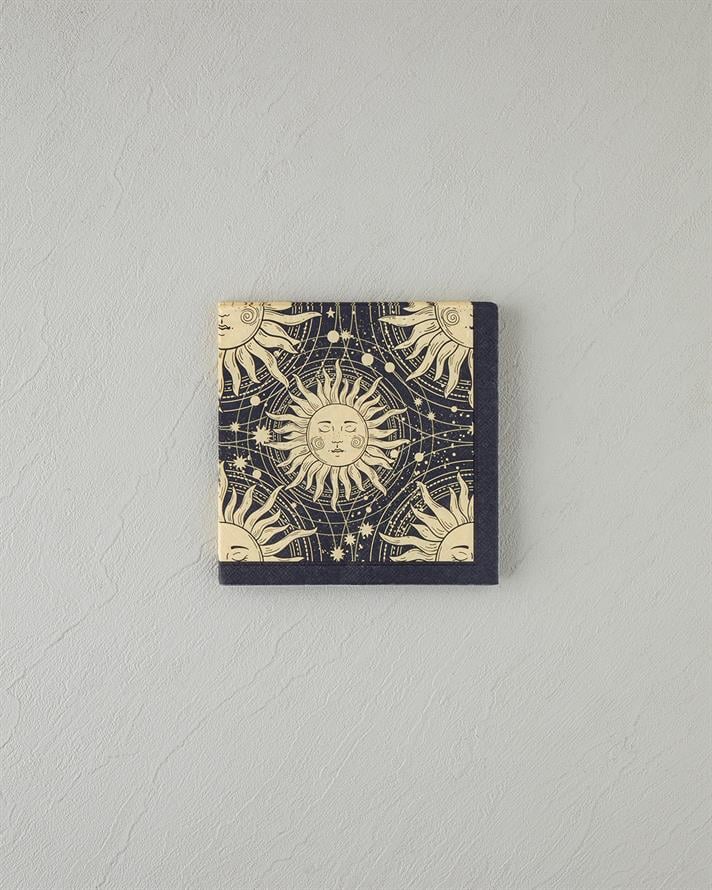 Talisman Sun 20li Kağıt Peçete 33x33 cm Siyah