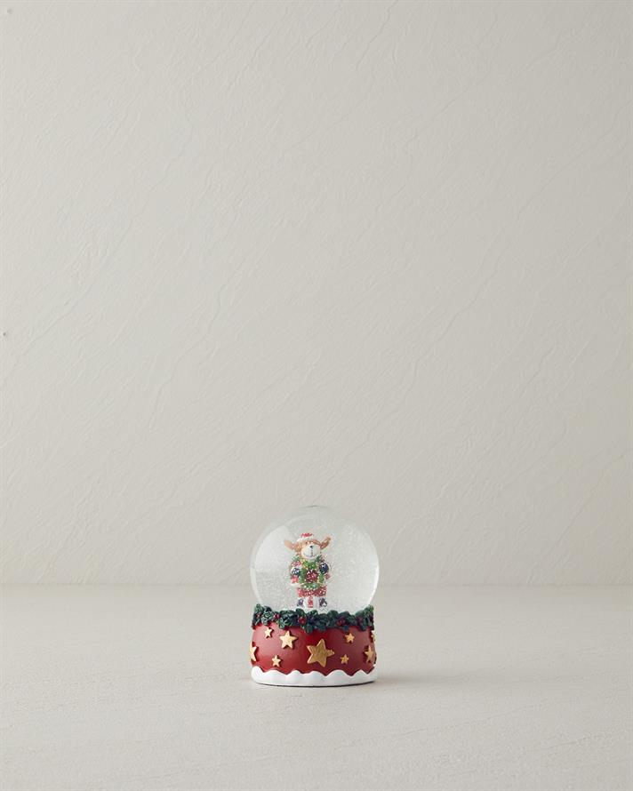 Tansy Kar Küresi 6x6x9 cm Kırmızı