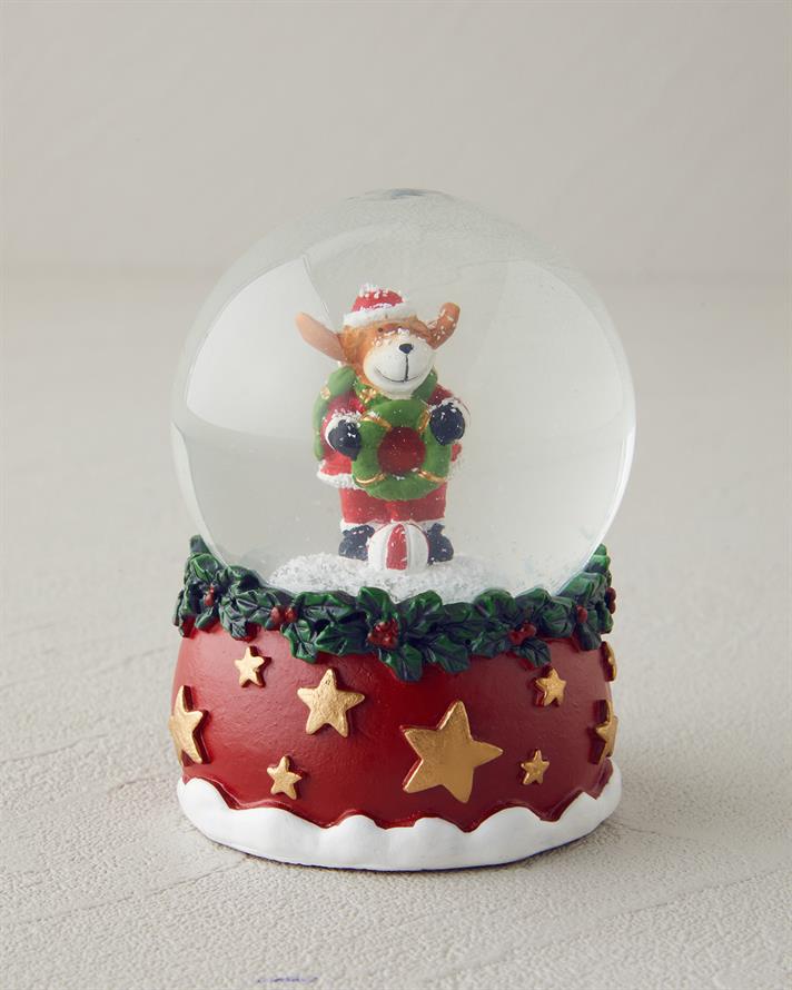 Tansy Kar Küresi 6x6x9 cm Kırmızı