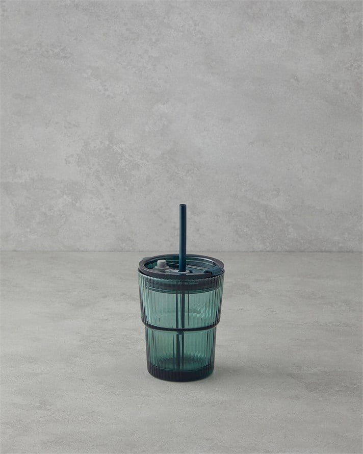 Tasty Cam Pipetli Bardak 380 ml Yeşil