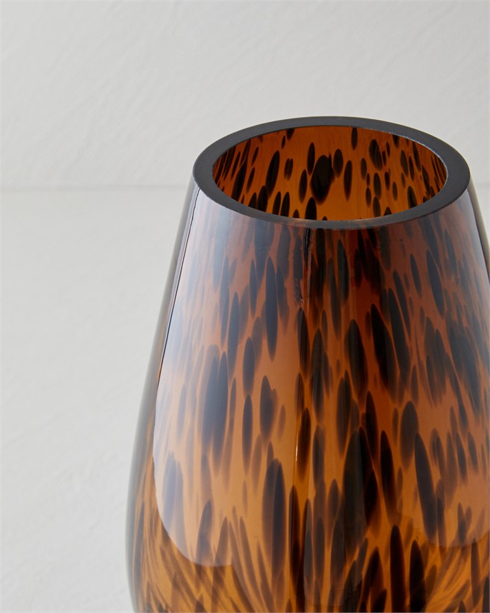 Terra Cam Vazo 34 cm Amber