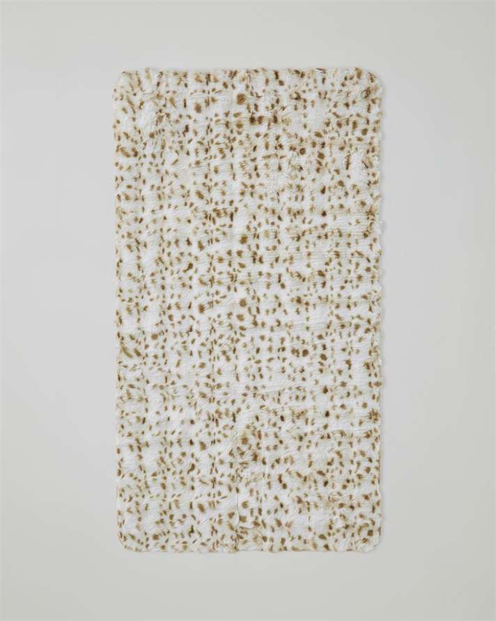 Terra Pelüş Halı 80x150 cm Kahve - Bej