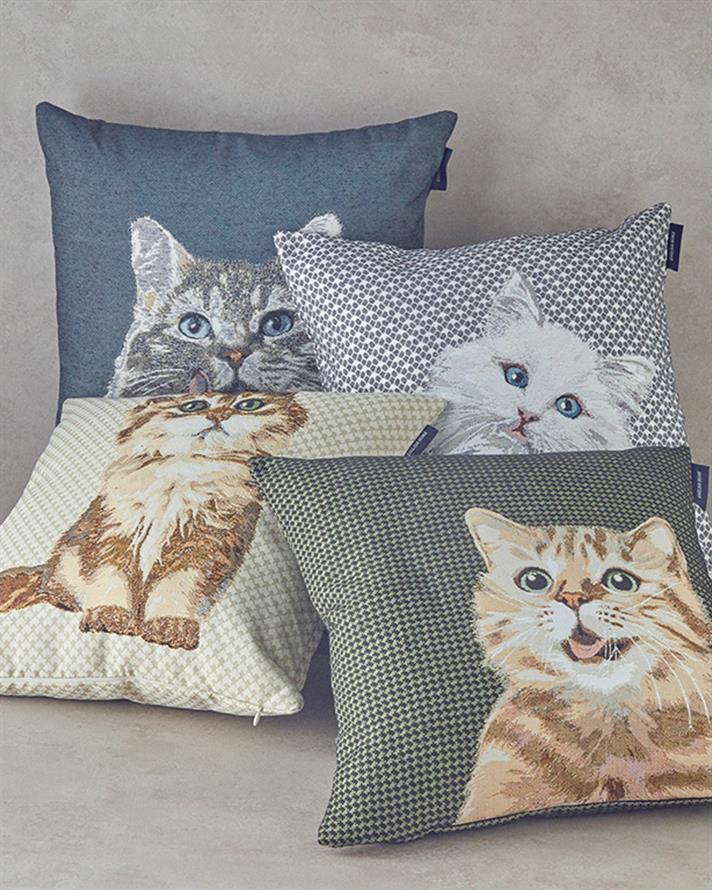 Tilo Goblen Kırlent Kılıfı Bej