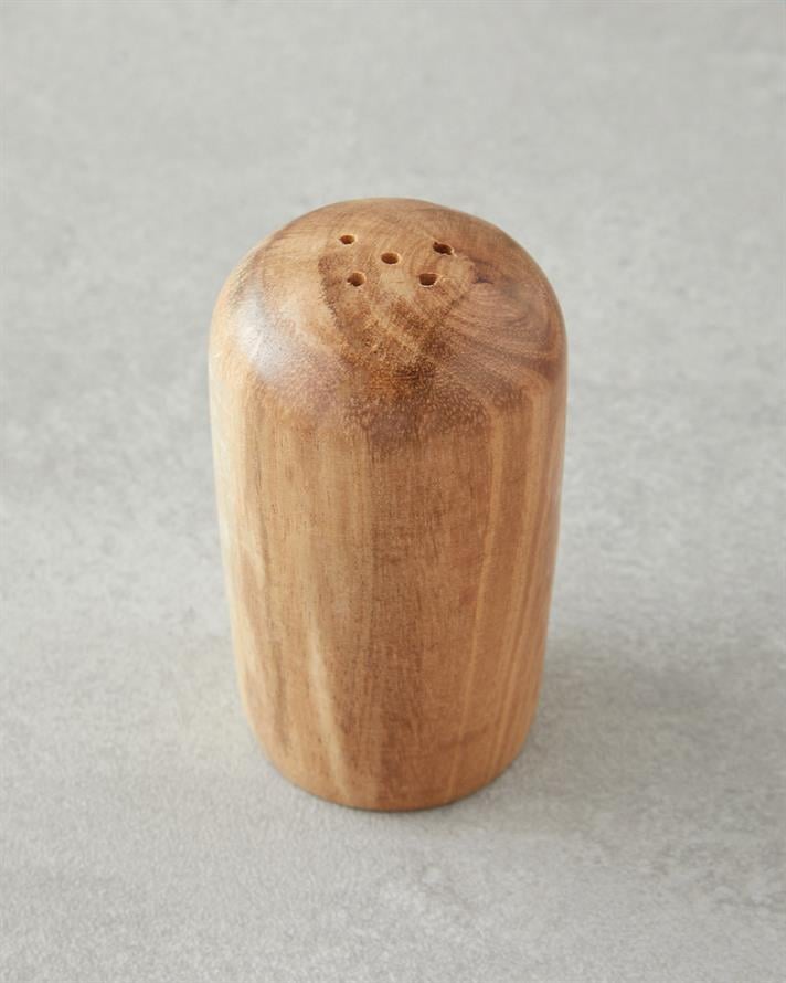 Timbered Akasya 2li Tuzluk - Biberlik 11x9 cm Kahverengi