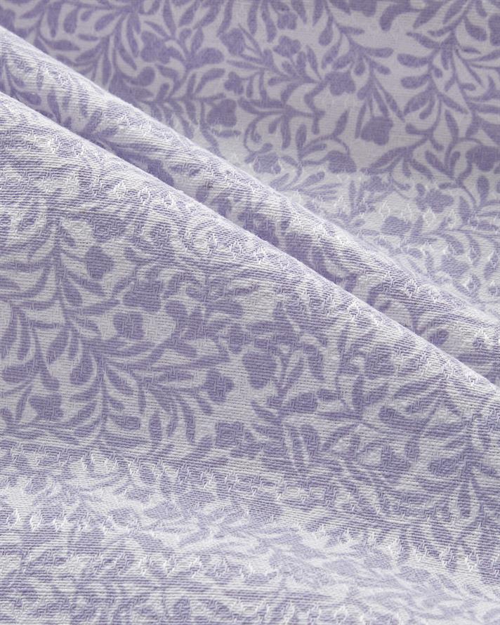 Timeless Garden Baskılı Tek Kişilik Pike 150x220 cm Lila