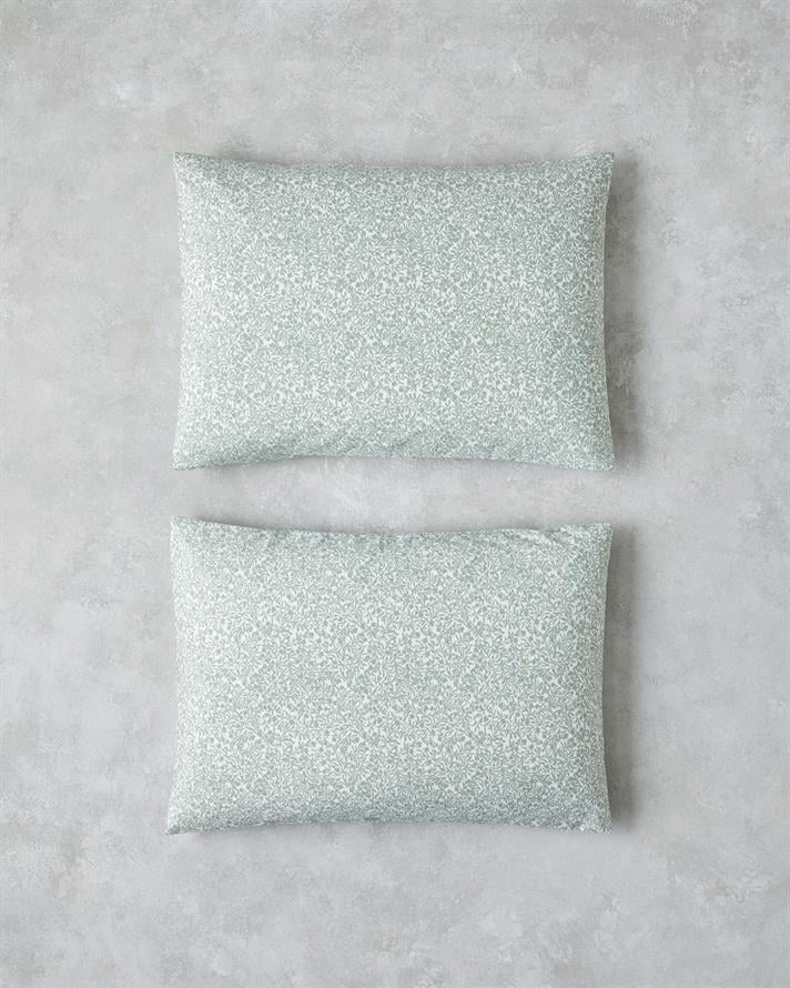 TIMELESS GARDEN Kolay Ütülenir 2li Yastık Kılıfı 50x70 cm Yeşil