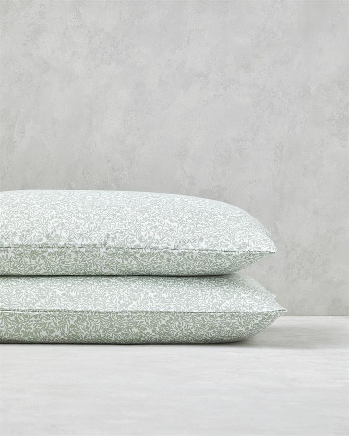 TIMELESS GARDEN Kolay Ütülenir 2li Yastık Kılıfı 50x70 cm Yeşil