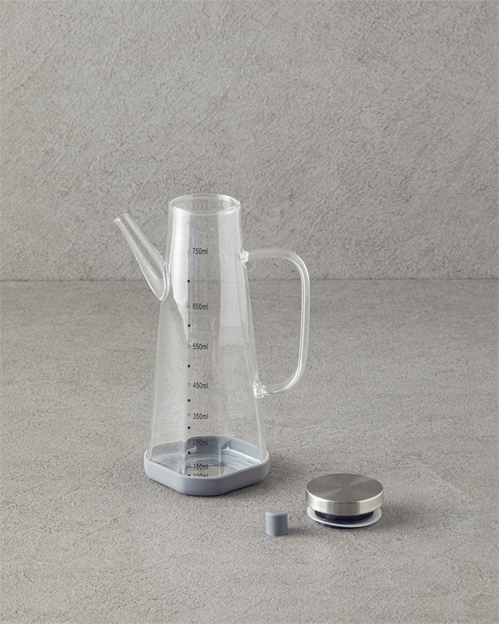 Tinna Borosilikat Yağdanlık 750 ml Şeffaf
