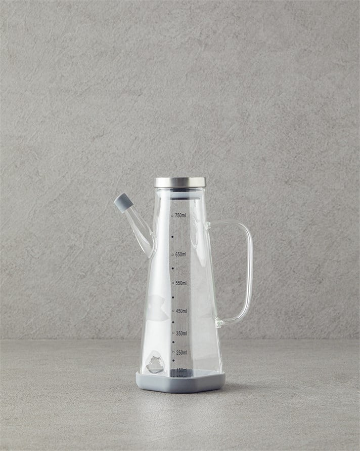 Tinna Borosilikat Yağdanlık 750 ml Şeffaf