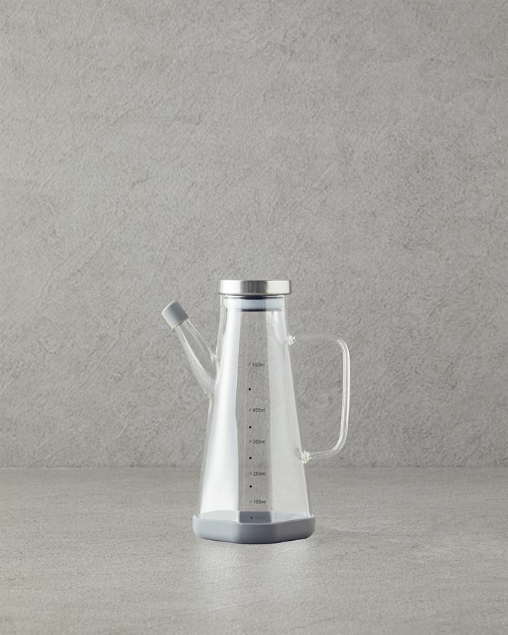 Tinna Borosilikat Yağdanlık Şeffaf