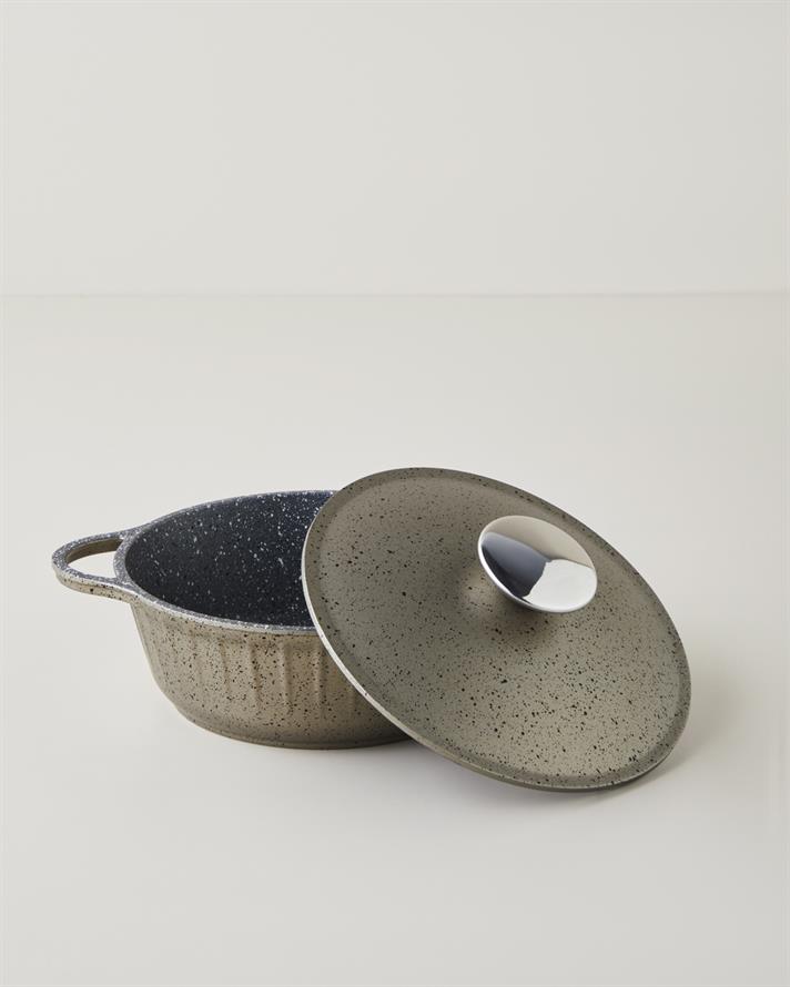 Tiny Cast Premium Döküm 5 Parça Mini Tencere Seti 16x16x16 cm Gold