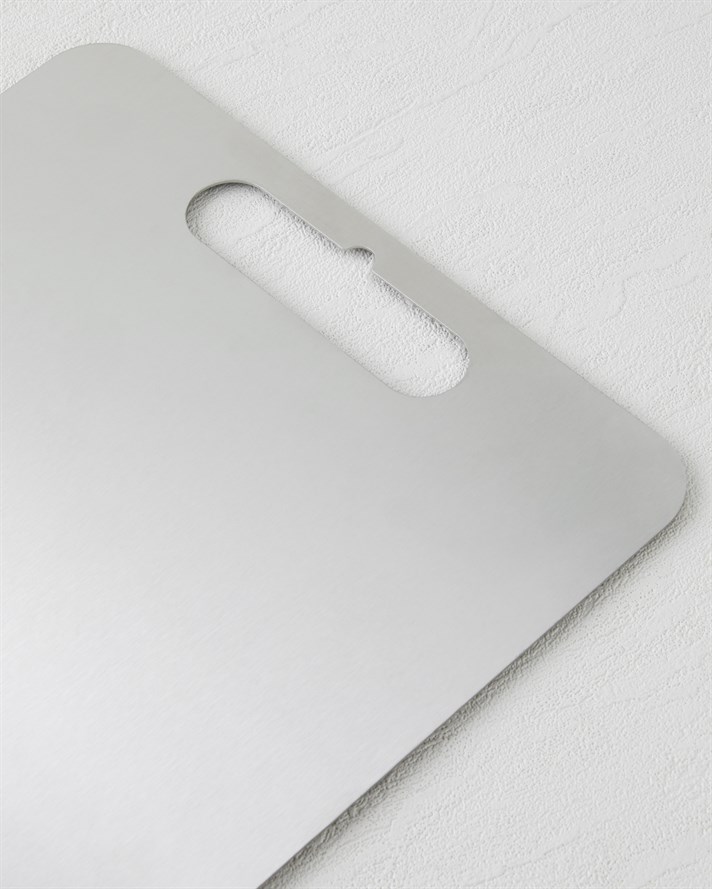 Titan Cut Paslanmaz Çelik Kesme Tahtası 24x34 cm Gri