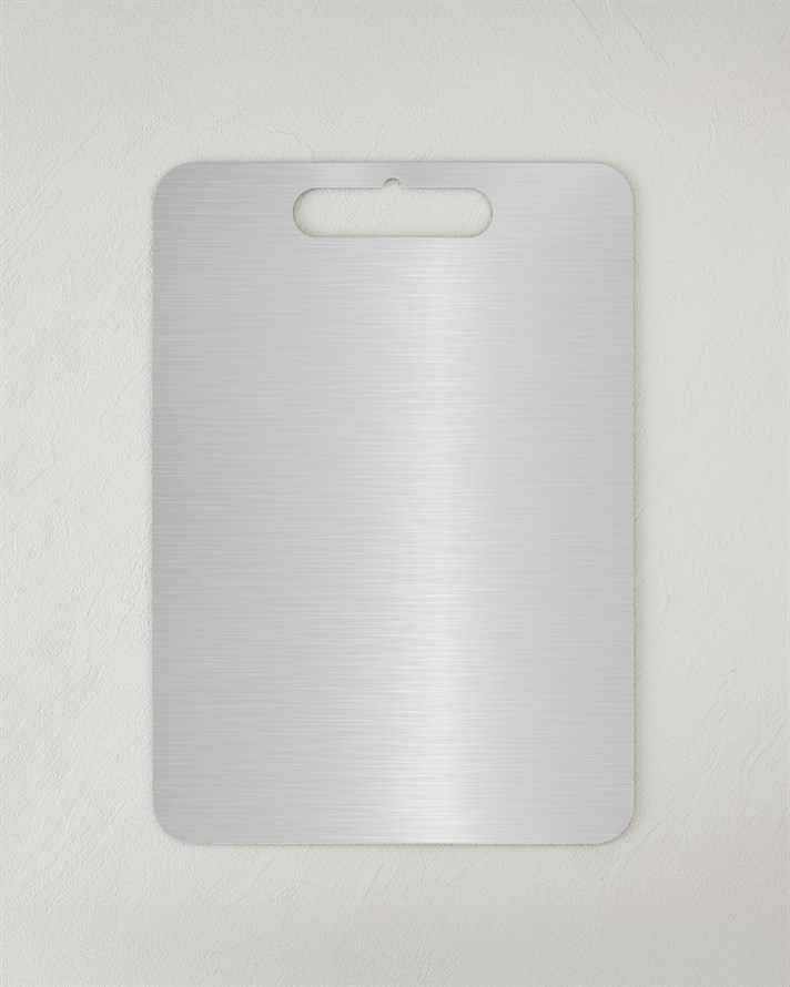 Titan Cut Paslanmaz Çelik Kesme Tahtası 24x34 cm Gri