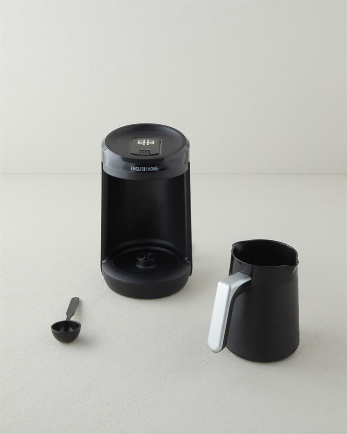 English Home TKM 6030 Çift Taşım Türk Kahvesi Makinesi Siyah-Krom