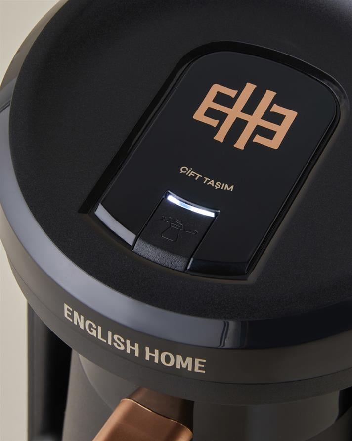 English Home TKM 6030 Çift Taşım Türk Kahvesi Makinesi Siyah-Bakır