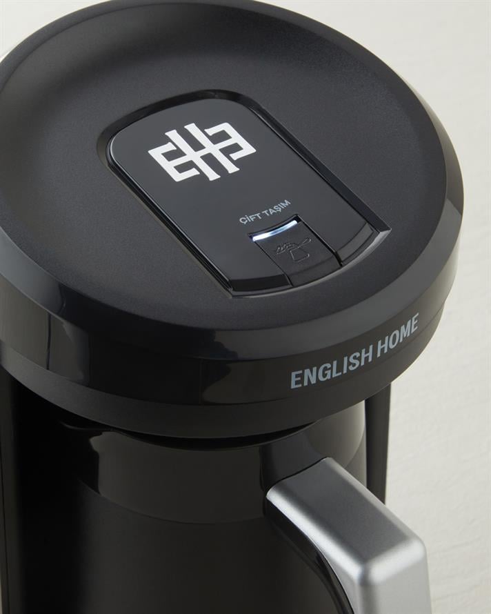 English Home TKM 6030 Çift Taşım Türk Kahvesi Makinesi Siyah-Krom