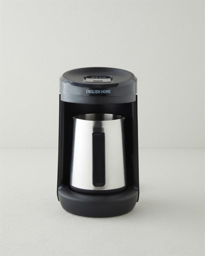 English Home TKM 6031 Çelik Cezve Çift Taşım Türk Kahvesi Makinesi Siyah-Krom