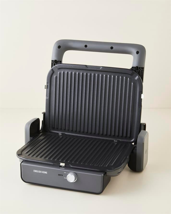 English Home TMK 5050 Teflon Çıkarılabilir Plakalı Tost Makinesi 1800W Antrasit