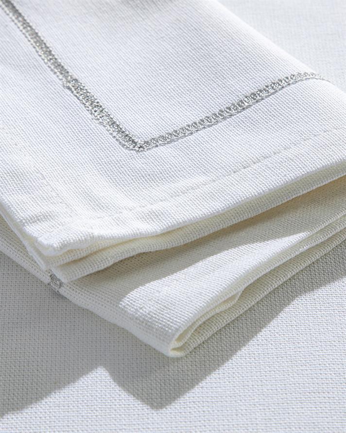 Torino Pamuk 2li Misafir Peçetesi Silver