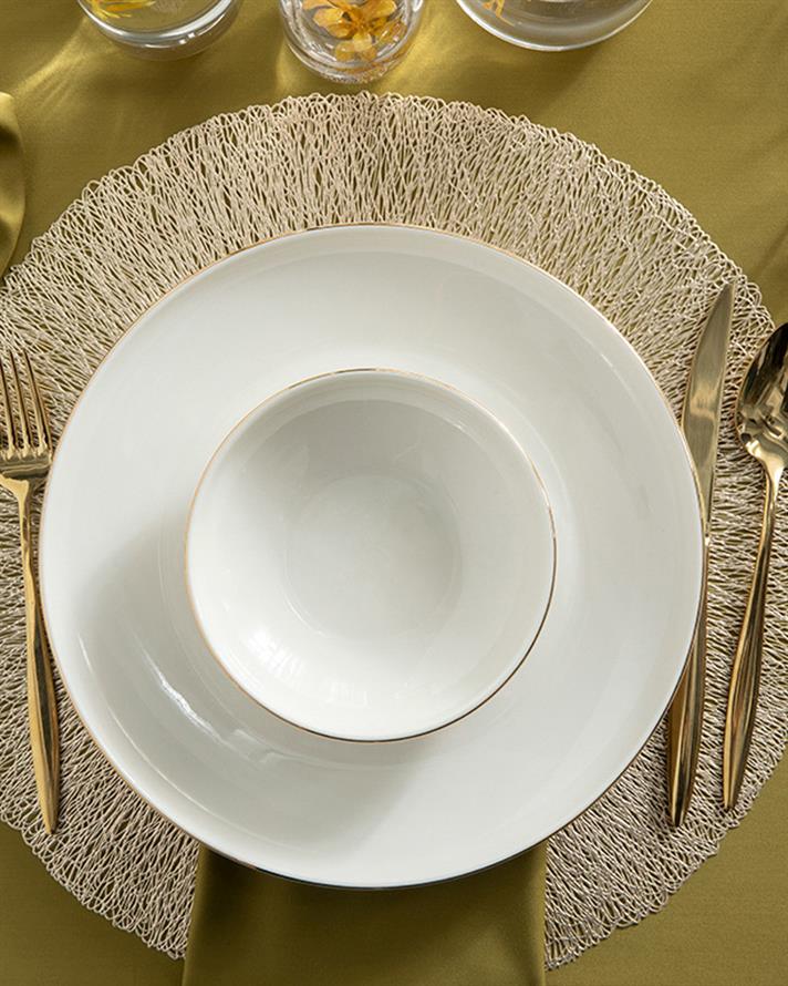 Torino Porselen Kase Gold